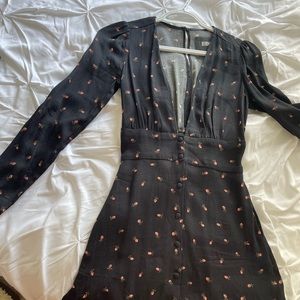 Reformation long sleeve dress